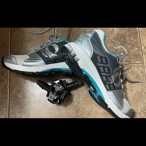 Cycling shoes with clip-less pedals women 6 38 EUR